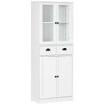 thumbnail image 1 of HOMCOM Armoire de Rangement de Garde-Manger de Cuisine 61 Pouces avec Tablettes Portes à Fermeture Douce, 1 of 9