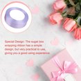 thumbnail image 3 of fastboy Gift Wrap Ribbon Wedding Clothes Making Supply Multi-color DIY Craft Accessories Festival Fabric Polyester Ribbons Box Ornaments Purple White 44, 3 of 9