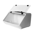 thumbnail image 1 of predolo Clear View Turtle Tank Aquarium Feeding Box with Easy Clean Drain Hole for Water White, 1 of 8