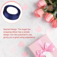 thumbnail image 4 of Gift Wrap Ribbon Wedding Clothes Making Supply Multi-color DIY Craft Accessories Festival Fabric Polyester Ribbons Box Ornaments Navy 38, 4 of 6