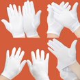 thumbnail image 4 of 3Pairs Anti-Slip Elastic Jewelry Inspection Flag-raising Conductor Work Gloves, 4 of 8