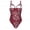 Wine, variant on FhsagQ Lingerie Sets for Women Crotchless Women Lace Lingerie Gauze One-Piece Garment Lace Pajamas Underwear Lingerie for Women Bodysuit Womens Lingerie Crotchless Garter Black S