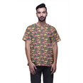 thumbnail image 1 of Atasi Kurta Court Ajusté en Coton Cambric Imprimé Col Goutte d'Eau Chemise Décontractée, 1 of 5