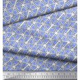 thumbnail image 3 of Soimoi Tissu de Popeline de Coton Tourbillon & Triangle Géométrique Tissu Imprimé 1 Yard 56 Inch Wide, 3 of 3