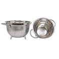 thumbnail image 4 of Mainstays 2pk Stainless Steel colander, 4 of 5