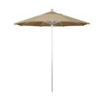 thumbnail image 1 of California Umbrella Venture 7.5' Silver Market Umbrella in Linen, 1 of 3