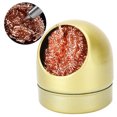 thumbnail image 1 of Quality Cleaning Wire Ball, Portable Durable Soldering Iron Tip Cleaner, For Soldering Tip For Wire Ball Black,Gold, 1 of 8