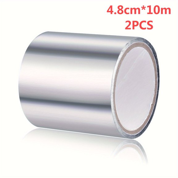 CNKOO 2-Pack Aluminum Foil Tape for Kitchen - Oil-Proof Gap Sealer  Fire-Resistant  Waterproof & Mildew-Proof  Ideal for Stove Top Beauty Seams