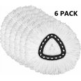 thumbnail image 2 of Mop Heads for Vileda/O Cedar EasyWring Spin Mop Microfiber Refill, Easy Cleaning Mop Head Replacement-6Pack, 2 of 12