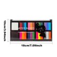 thumbnail image 3 of Face Body Painting Kit 26 Colors Rainbow Water Based Split Cake Paint for Halloween Christmas Party Makeup Set, 3 of 7