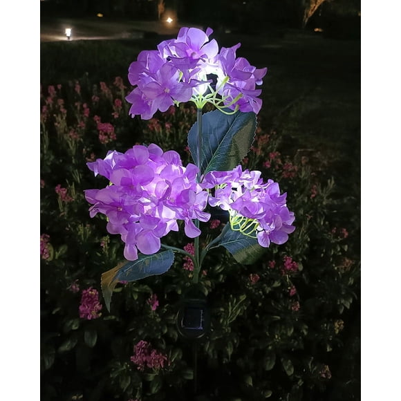 RXIRUCGD Solar Lantern LED Decorative Outdoor Lamp Flower Lantern Solar Light