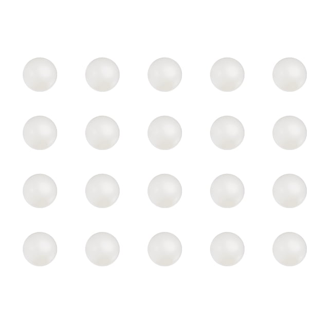 Unique Bargains 1/8' Nylon Solid Plastic Bearing Balls G1 Precision 50 Pack