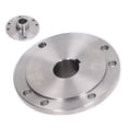 thumbnail image 1 of 125mm Lathe Flange, 6 Holes Flange Coupling Connector Chuck Flange Rigid Guide Model Coupler Accessory With Threaded Hole For K11-125 K12-125 K72-125 Furniture Shelving Decoration, 1 of 8