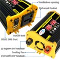 thumbnail image 3 of Labymos Portable Inverter Car Power Inverters DC12Volt To AC110/220Volt Transformer 4000W Modified SineWave Inverter Dual, 3 of 8
