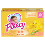 Fleecy Aroma Therapy Calm Dryer Sheets, Vanilla and Honey Lotus, 120 Sheets