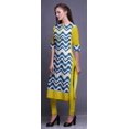 thumbnail image 3 of Bimba Kurta Imprimée d'Été, Tunique Droite, Robes pour Femmes, 3 of 6