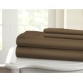thumbnail image 1 of 1200 Thread Count 100% Cotton Solid Sheet Set (California King, Brown), 1 of 2