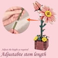thumbnail image 4 of Building Blocks Flowers Flower Puzzles Three-dimensional Models Wooden Handicrafts, 4 of 7