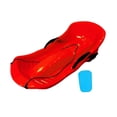 thumbnail image 2 of Lipstore Snow Sled Classic Wear Resistant with Pull Rope Thickened with Brakes Sledge Red, 2 of 8