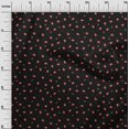thumbnail image 2 of oneOone Georgette Viscose Fabric Dot & Chinese Hand Fan Fashion Printed Craft Fabric BTY 42 Inch Wide, 2 of 4