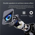 thumbnail image 1 of 2pcs portable Loudspeaker Kit USB Stereo Speaker Versatile PC For PC Smartphones Laptops, 1 of 9
