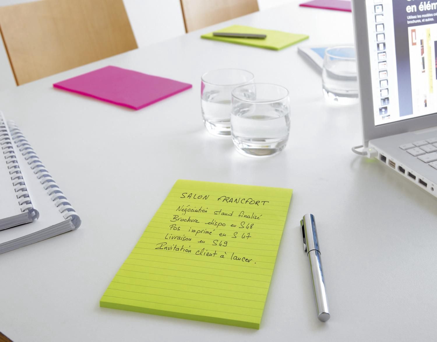 Post-it® Super Sticky Notes 654-5SSMIA-C RP, Miami Collection