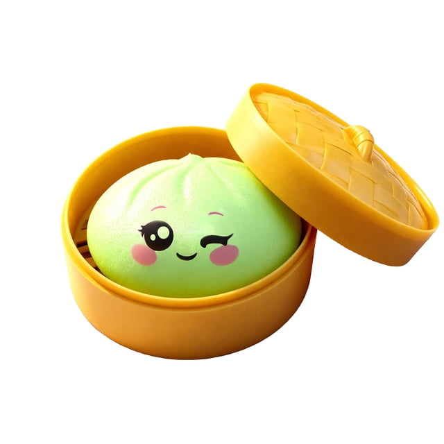 Dumpling Squishy Toys, High Density Squish Balls Anxiety Relief Toys for Ages 3+, Birthday Gifts Party Favors Christmas Holiday Presents