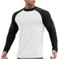 thumbnail image 1 of RXIRUCGD Pull Décontracté Mode pour Hommes Couleur Unie Manches Longues Col Rond Blouses, Blanc, Taille : m, 1 of 5