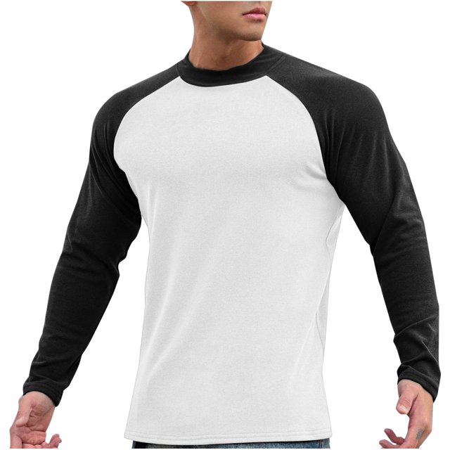 RXIRUCGD Pull Décontracté Mode pour Hommes Couleur Unie Manches Longues Col Rond Blouses, Blanc, Taille : m