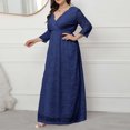 thumbnail image 1 of LSLJS Mode Femmes Évider Dentelle Longue Soirée Dress Soirée Dress, Robes de Cocktail for Women Soirée, 1 of 7