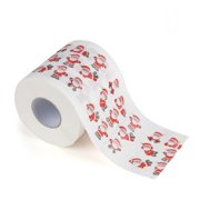 LNGOOR Indoor Outdoor Christmas Decorations Home Santa Claus Bath Toilet Roll Paper Christmas Supplies Xmas Decor Tissue Home Decor Clearance