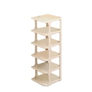 EGNMCR Rack Shoe Organizers For Closet Plastic Shoe Storage Box For Entryway Living Room Sturdy Stackable Sneakers Cabinet Bins shoe rack