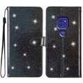 thumbnail image 1 of Compatible with Motorola Moto E7 Plus Sparkling Glitter Wallet Case with Card Pocket Flip Cover, 1 of 5