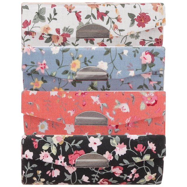 4pcs Lipstick Holder Flower Themed Lipstick Container Purse Lipstick Box Exquisite Lipstick Holder
