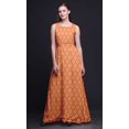 thumbnail image 4 of Bimba Robe Longue Maxi Sans Manches pour Femmes à Imprimé Damassé Style Chic - X-Grand, 4 of 5