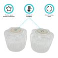 thumbnail image 3 of Dura Faucet Faucet Handle DF-RKA Fits All Kitchen/Lavatory/Tub And Shower Dura Faucet Models; Clear Crystal Knob; Set Of 2, 3 of 3