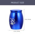 thumbnail image 2 of Coffre de Rangement de Cendres de Chien de Conteneur de Cendres d'Os de Chat d'Urne d'Acier Inoxydable, 2 of 7