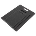thumbnail image 1 of Cutting Board Kit, Plastic Chopping Board Double-Sided Imitation Marble Pattern Dishwasher Safe  For Restaurant For Home For Kitchen Black, 1 of 8