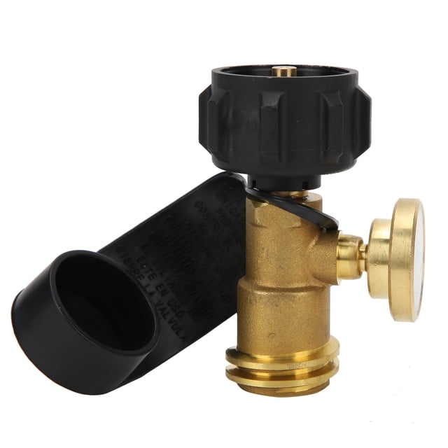 Adaptateur de Réservoir de Propane, Jauge de Réservoir de Propane Type1 Portable Résistante à la Corrosion pour Réchaud de Camping pour VR pour Gril à Gaz