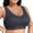 Black, variant on Plus Size Seamless Lace Trim Comfort Bra Full Coverage Everyday Basic Underwire T Shirt Support for Home and Casual Wear