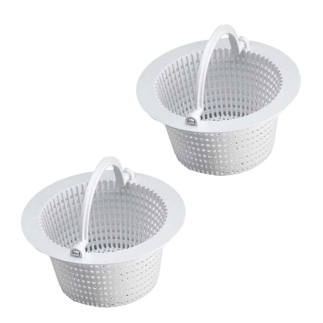 S SERENABLE 2 Pieces Pool Skimmer Basket Aboveground Cleaner Catcher for Cleaning Leaves
