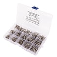 thumbnail image 1 of Vis Autotaraudeuses, Vis Autotaraudantes Protègent Efficacement l'Acier Inoxydable Résistant à la Rouille 240 Pcs pour Métal, 1 of 8
