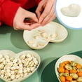 thumbnail image 2 of Heart-Shaped Dinner Plates 1-Pack - Dishwasher Microwave Safe Plastic Plates for Camping Kitchen, Unbreakable Lightweight Tableware, 2 of 8