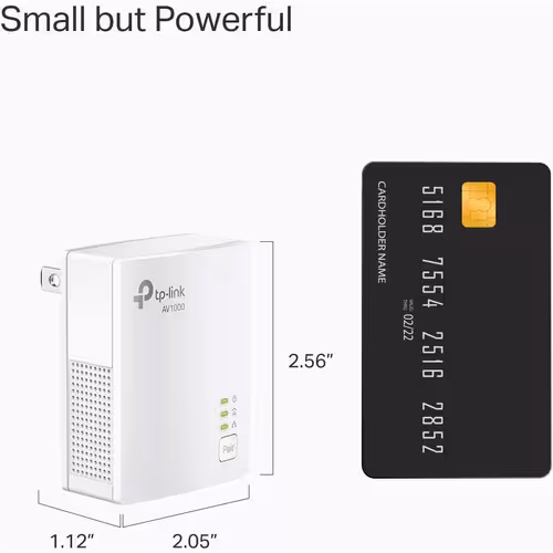 thumbnail image 2 of TP-Link AV1000 Gigabit Powerline Starter Kit - White, 2 of 5