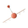 thumbnail image 1 of facefd Self -Adhesive Bracket Wall Mounted Holder Adjustable Punch Free Stand with Hooks Pink, 1 of 6