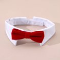 thumbnail image 1 of SNNROO 1pc Plaid Pattern Pet Bow, 1 of 6