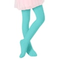 thumbnail image 1 of MIASHUI Collants pour Filles Collants de Ballet pour Filles Bas de Danse Collants, Vert Menthe, 8-9 Ans, 1 of 4