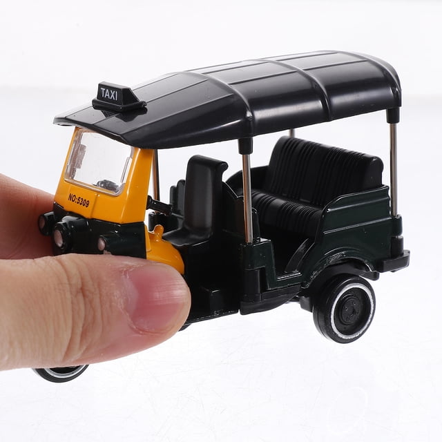 HONITANO 1Set Model Toy Tricycle Vintage Style Alloy Plastic Home Decoration Giving