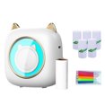 thumbnail image 1 of TFixol C23 Portable Thermal Label Printer with 5 Adhesive Rolls, 1 Thermal Paper, and 5 Color Markers - Compact Mini Printer for Stickers, Notes, and Receipts (57x25mm) - Built-in Rechargeable Battery, 1 of 7
