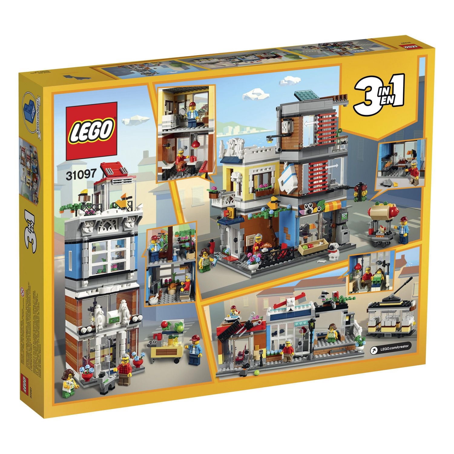 LEGO® Creator L'animalerie et le café 31097